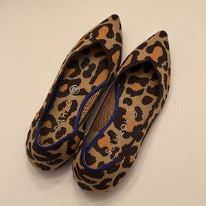 Rothy’s The Point Leopard excellent condition